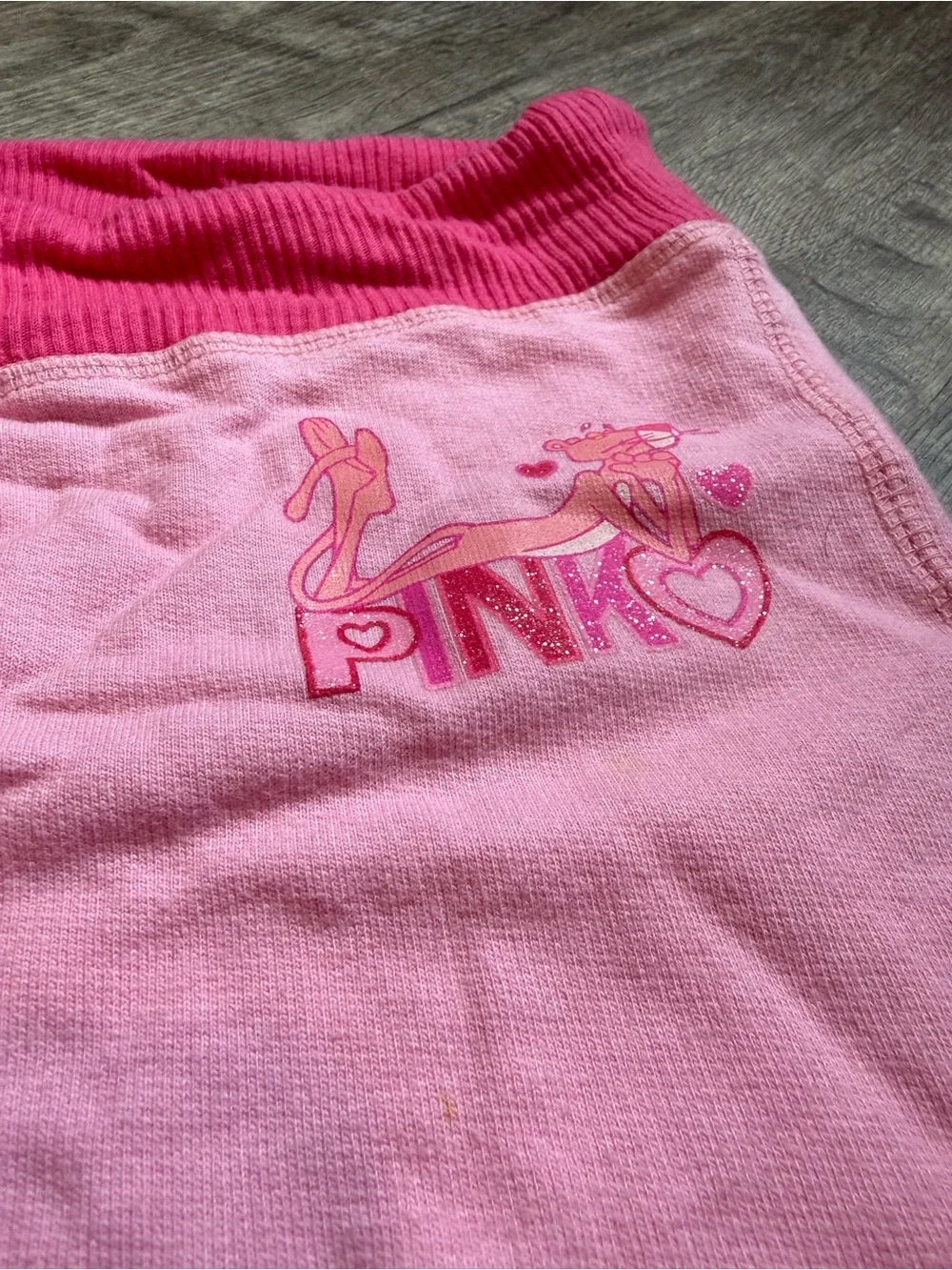 Y2K Pink Panther women’s capris Pink Pajama Pants